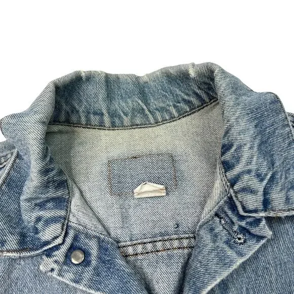 Levis Vintage 1970s Denim Trucker Jacket Type 3 III Reworked Adult XS - Picture 5 of 9